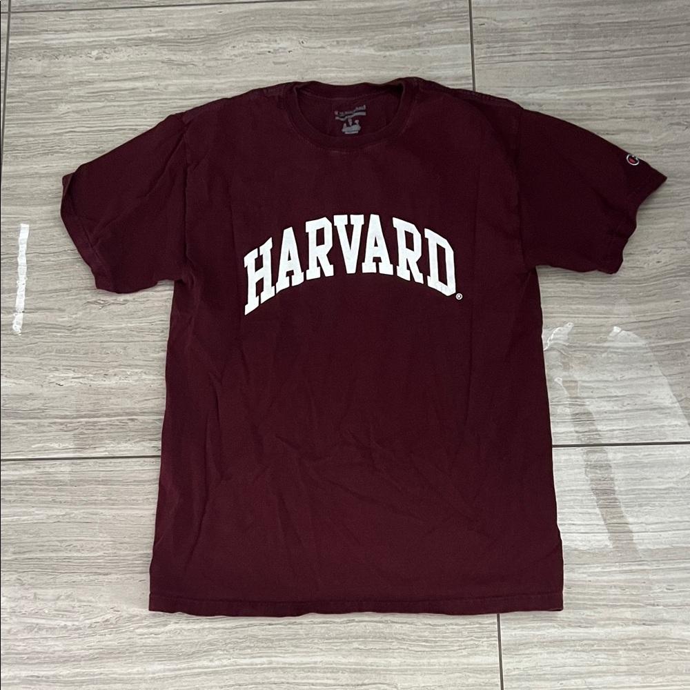 Champion Maroon Harvard Tee
